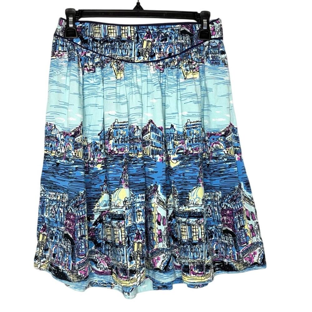 Anthropologie 36 of 52 Conversations Colloquial A-Line Skirt Sz 0 Dear Gondolier